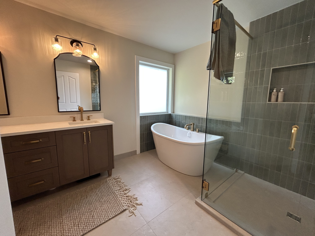 Belcarra / Departure Bay – Bathroom Renovation — Benson View Projects Nanaimo BC